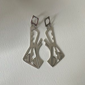 Mexico Taxco 925 sterling silver vintage earrings